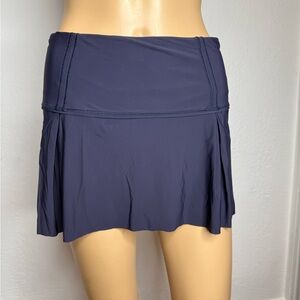 Lululemon Lost In Pace Pleated Skort Women’s Size 6 Skirt Pockets Shorts Navy